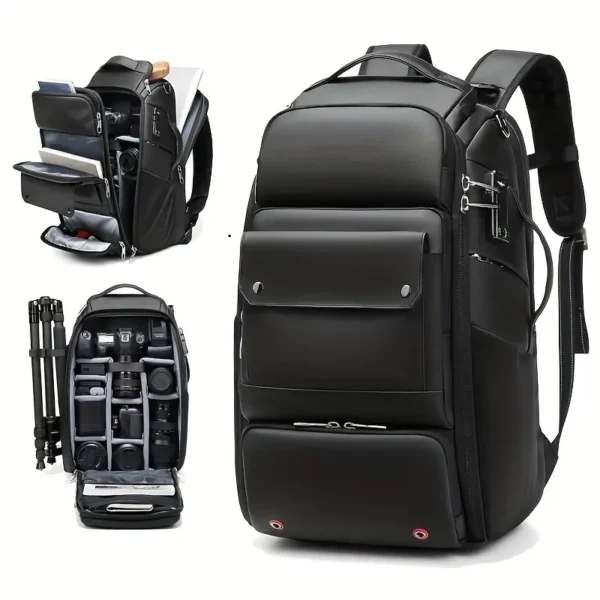0c29bfe9c99de6ed3173db2aa6443c9e.webp Men's Travel Professional Camera Backpack