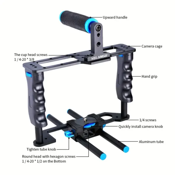 YELANGU DSLR Camera Video Cage