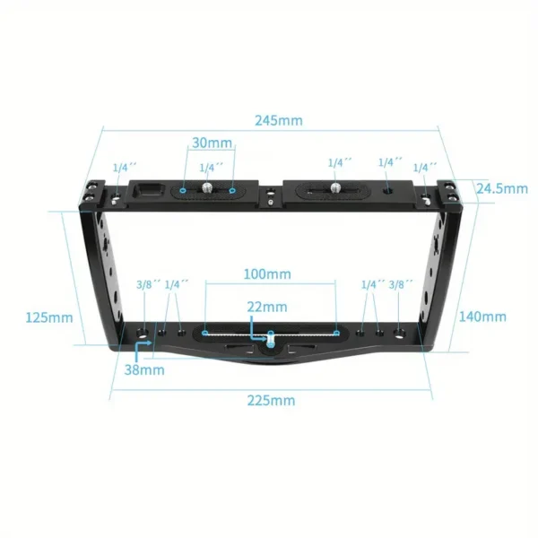 43aa30f9ed4b483ab8e550566d51fb84-goods.webp DSLR Video Rig Cage Handheld Stabilizer