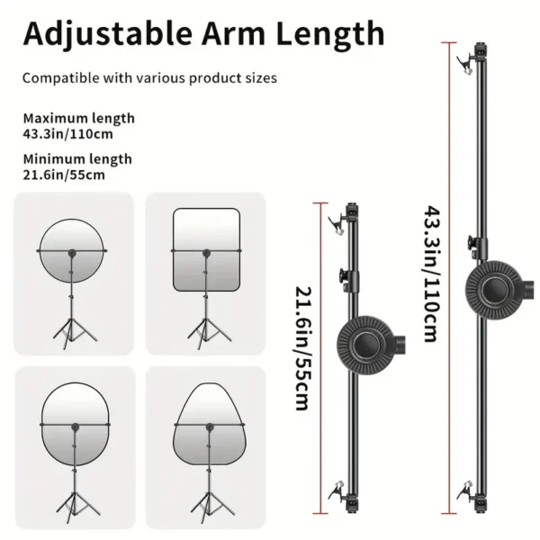 Telescopic Reflective Mirror Holder